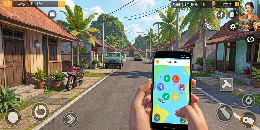 Tantangan seru di setiap level permainan.